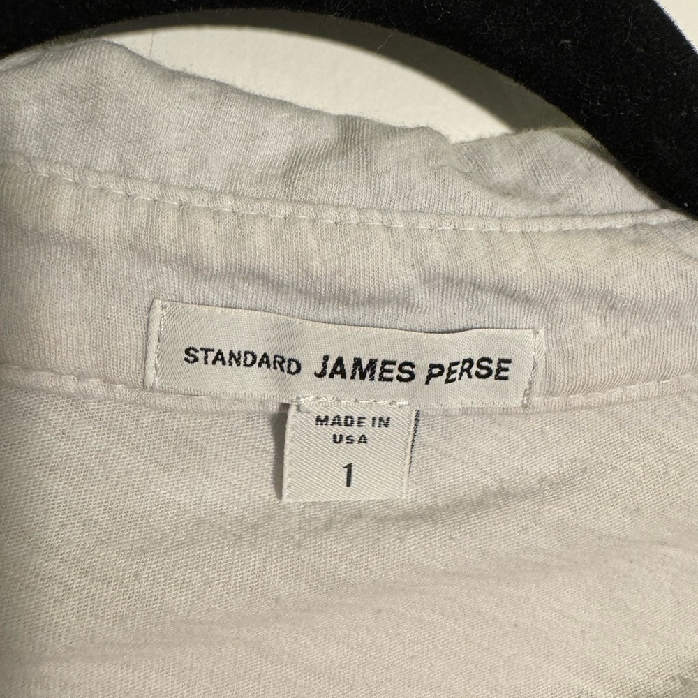 James Perse Pale Blue Collared Button Down - image 5